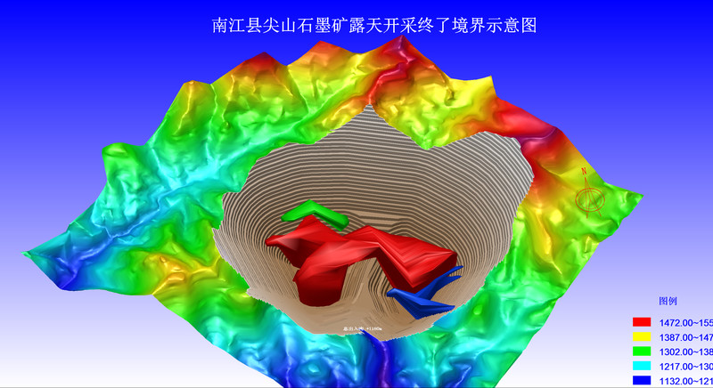 尖山石墨矿采矿模型-尖山石墨矿项目