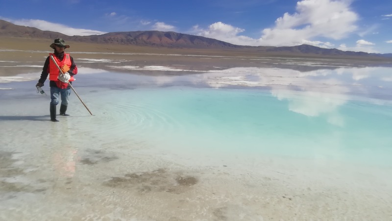 盐湖地表卤水勘查 盐湖地表卤水勘查