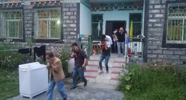 波密县1:5万地质灾害详细调查项目部开展消防安全演练