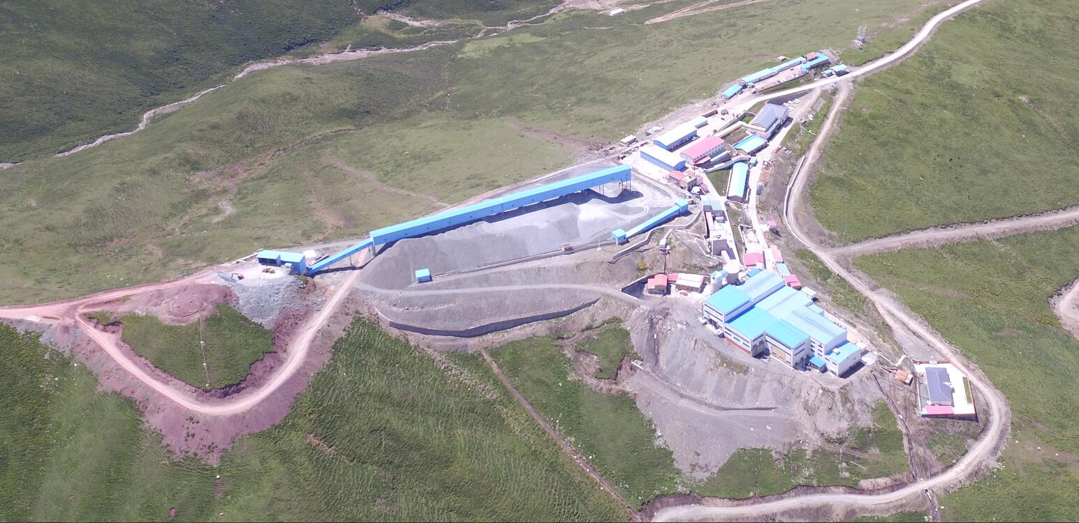 松树南沟金矿选厂概貌