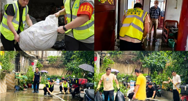 威尼斯人博彩开展家属区防汛抢险志愿服务