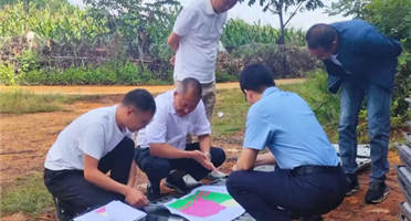 凉山州自然资源局领导督导西昌太和外围钒钛磁铁矿普查项目